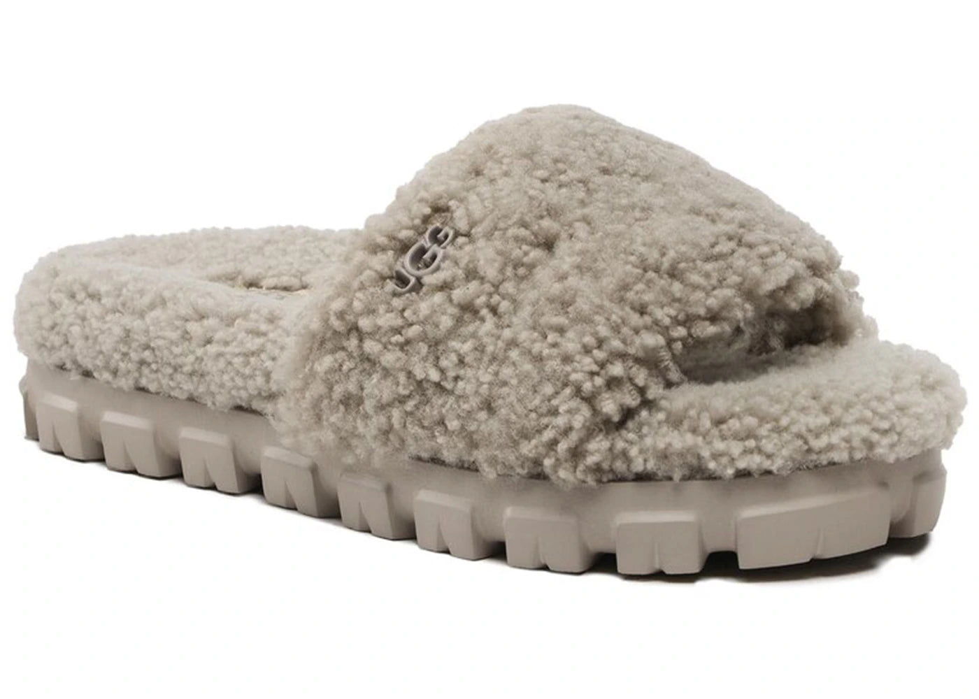 ugg cozetta curly slide goat (women's)