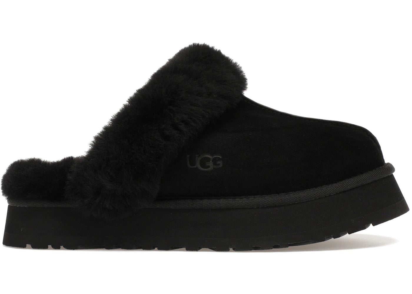 ugg disquette slipper black (women's)