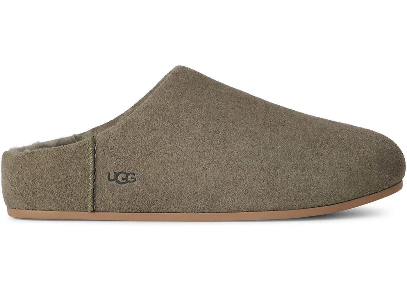 ugg elea slip-on slipper moss green (women's)