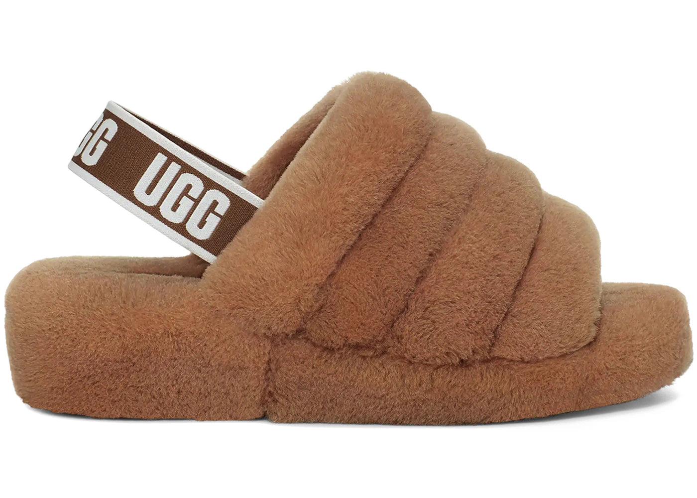 ugg fluff yeah slide chestnut (women's)