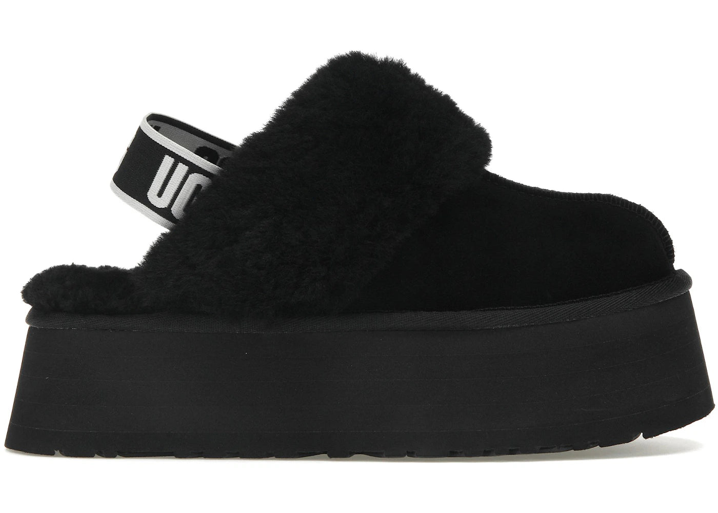 ugg funkette slipper black