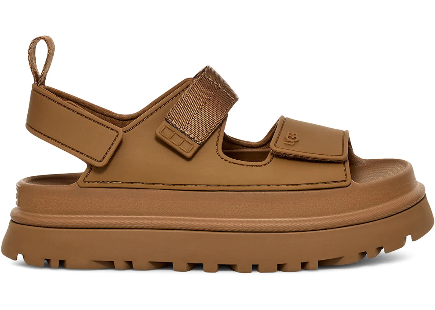 ugg goldenglow sandal bison brown (women's)