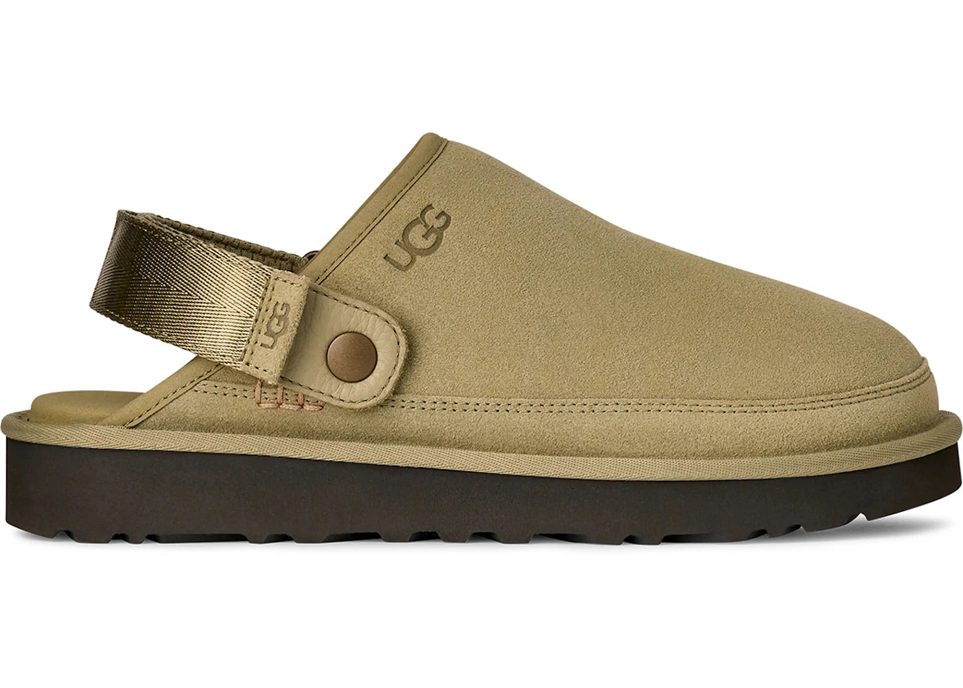 ugg goldencoast clog ii muted brass magnolia leaf