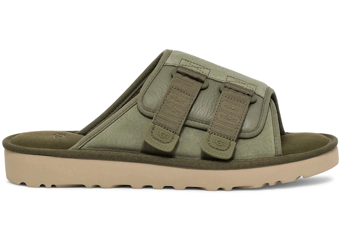 ugg goldencoast strap slide shaded clover