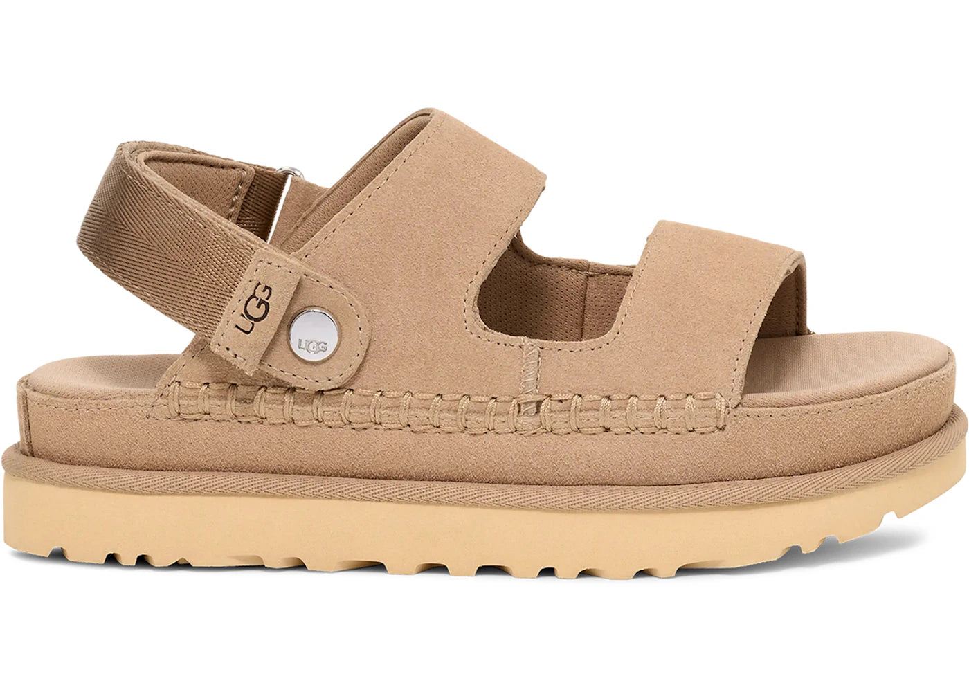 ugg goldenstar glide sandal sand (women's)