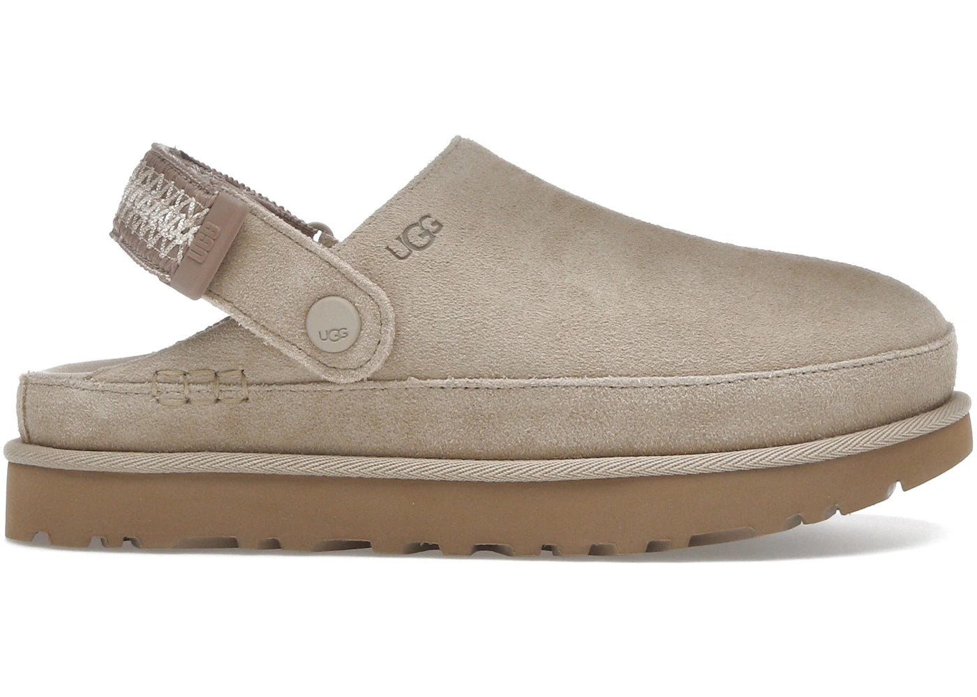 ugg goldenstar uggbraid clog mustard seed (women's)