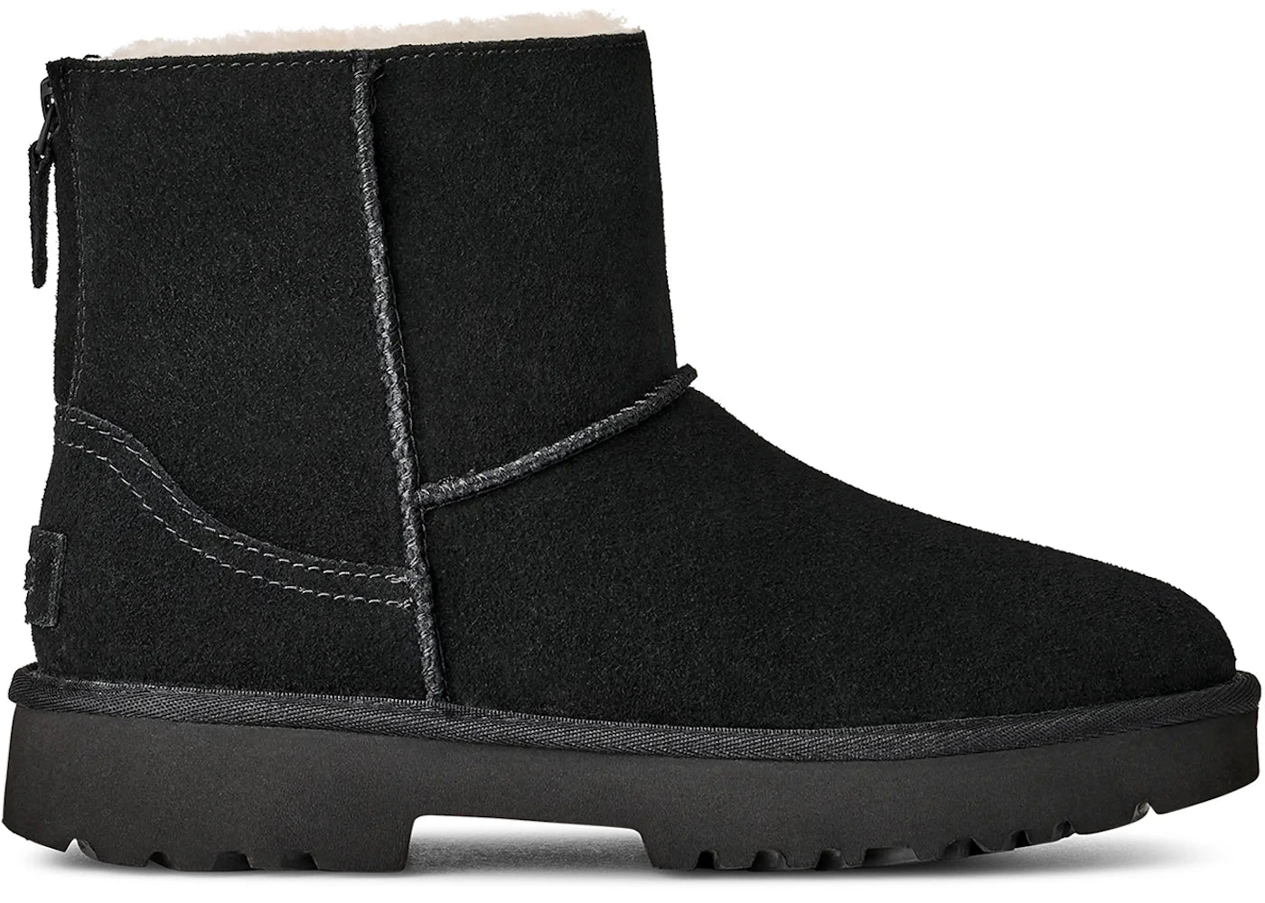 ugg marais zip up boot black (women's)