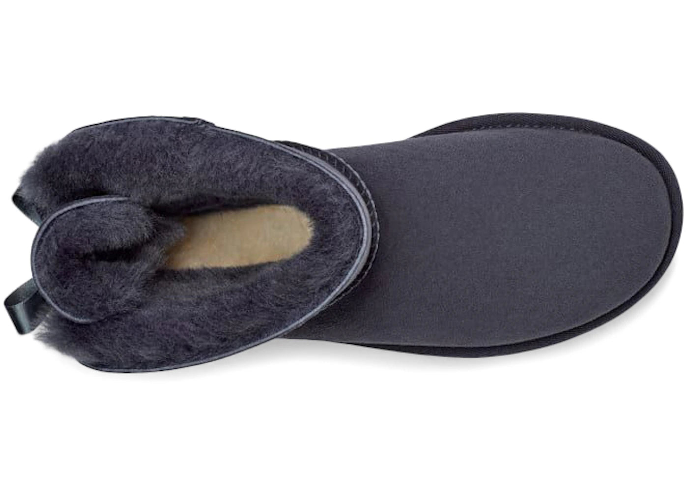 ugg mini bailey bow ii boot eve blue (women's)