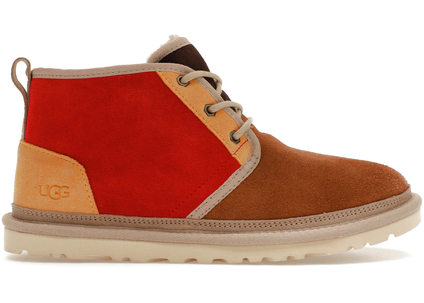 ugg neumel boot mashup chestnut samba red