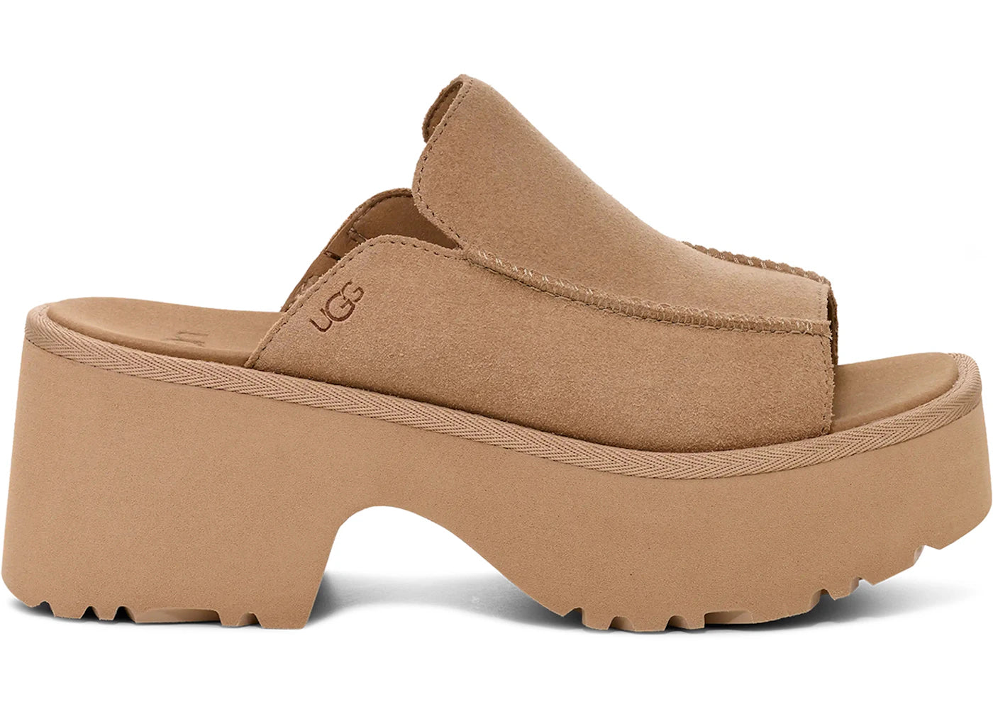 ugg new heights slide mustard seed (women's)