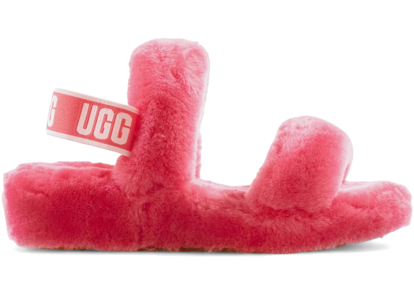 ugg oh yeah slide strawberry sorbet (women's)