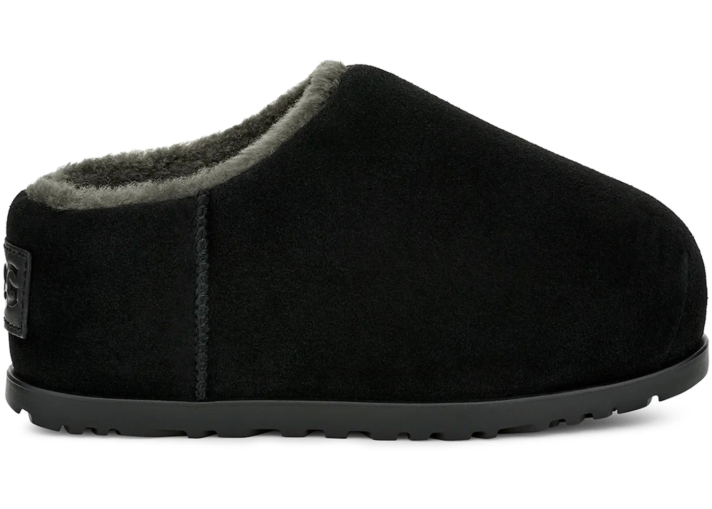 ugg pumped slide black (women's)