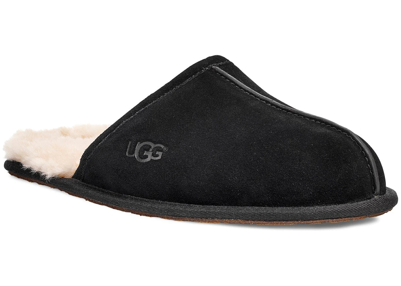 ugg scuff slipper black