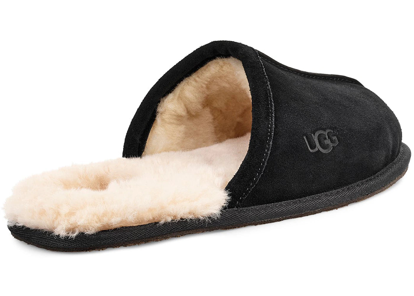 ugg scuff slipper black