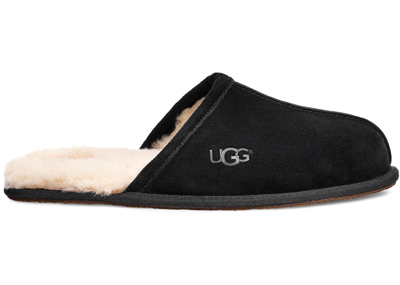 ugg scuff slipper black