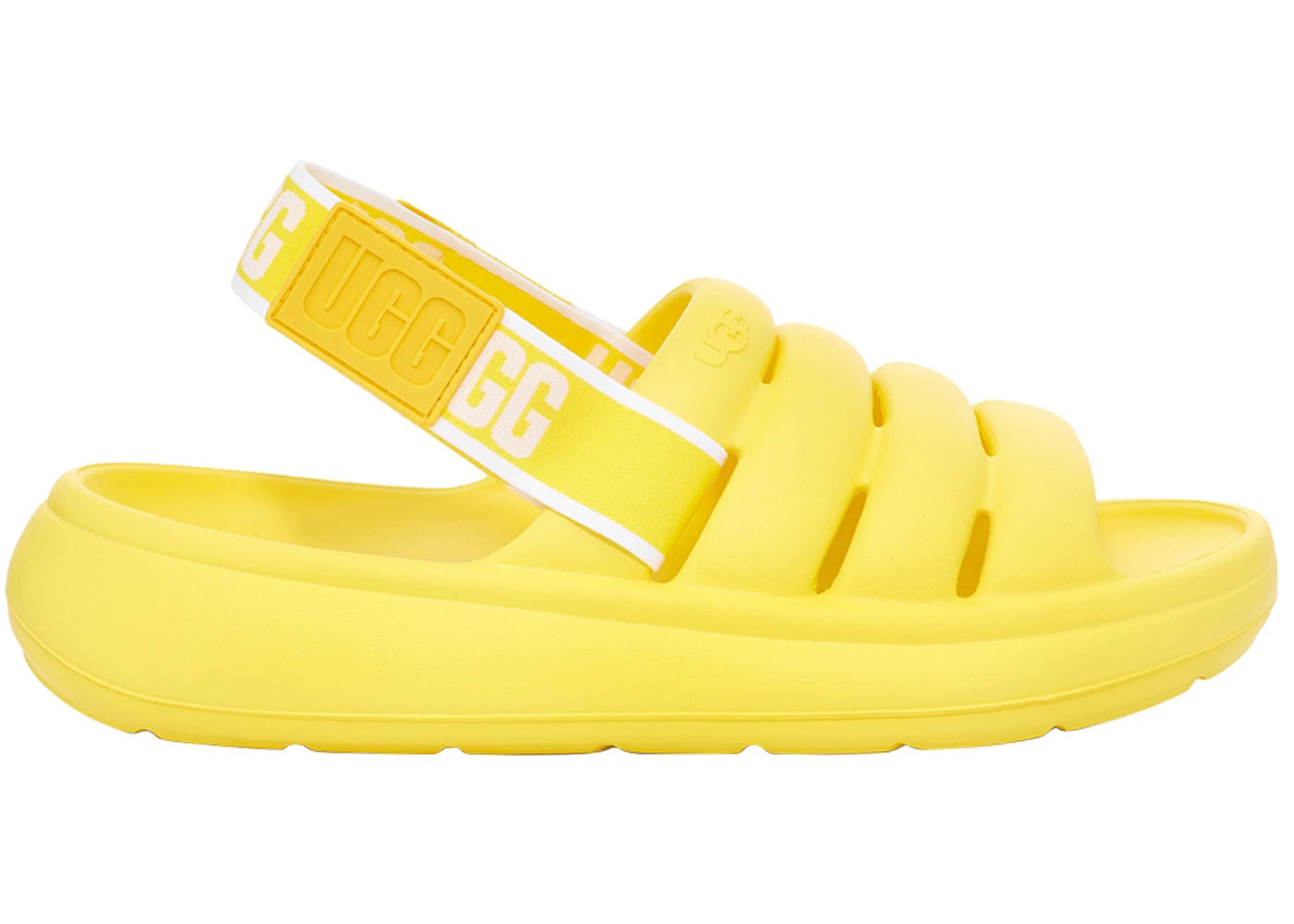 ugg sport yeah slide canary yellow (women's)