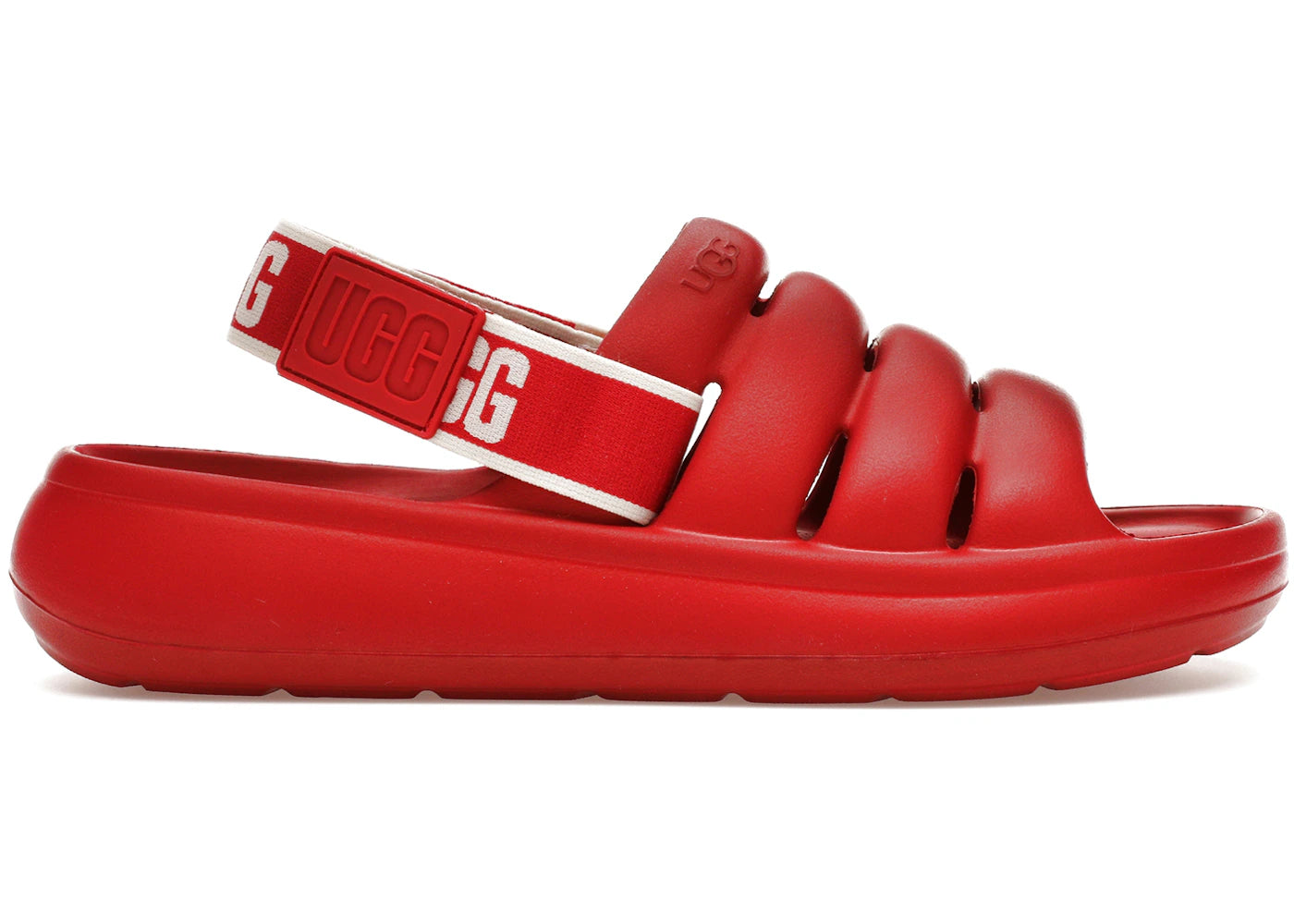 ugg sport yeah slide samba red (women's)