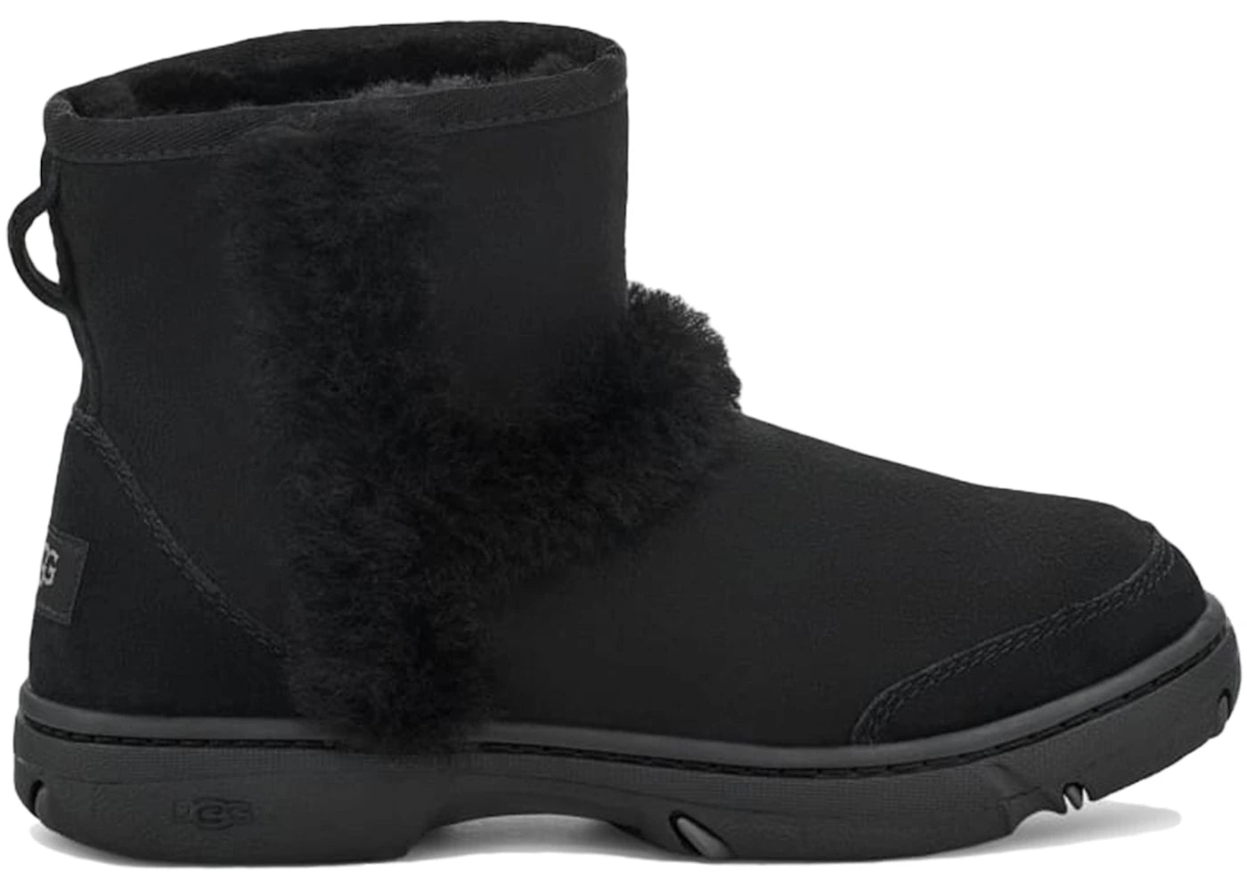 ugg sunburst mini boot black (women's)