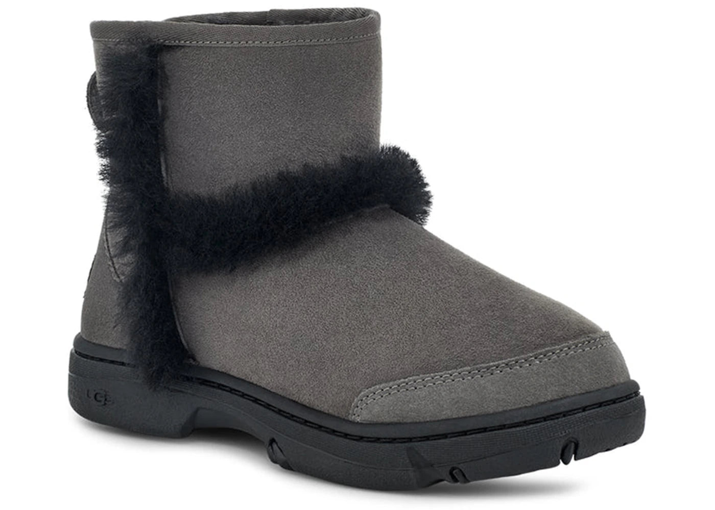 ugg sunburst mini boot grey (women's)