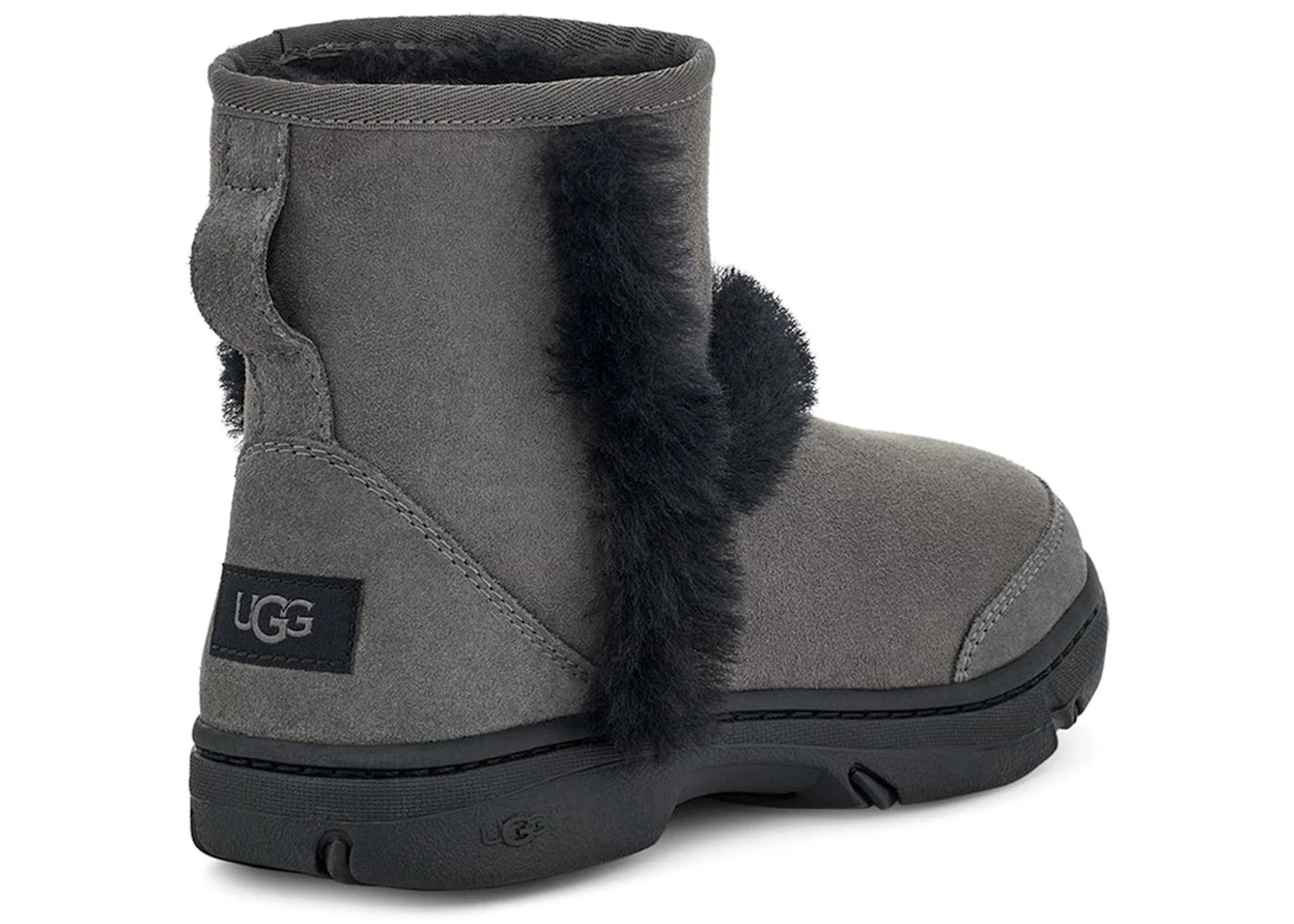 ugg sunburst mini boot grey (women's)