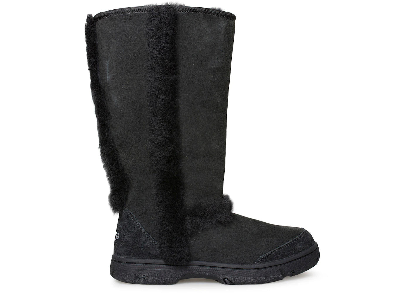 ugg sunburst tall boot black (women's)