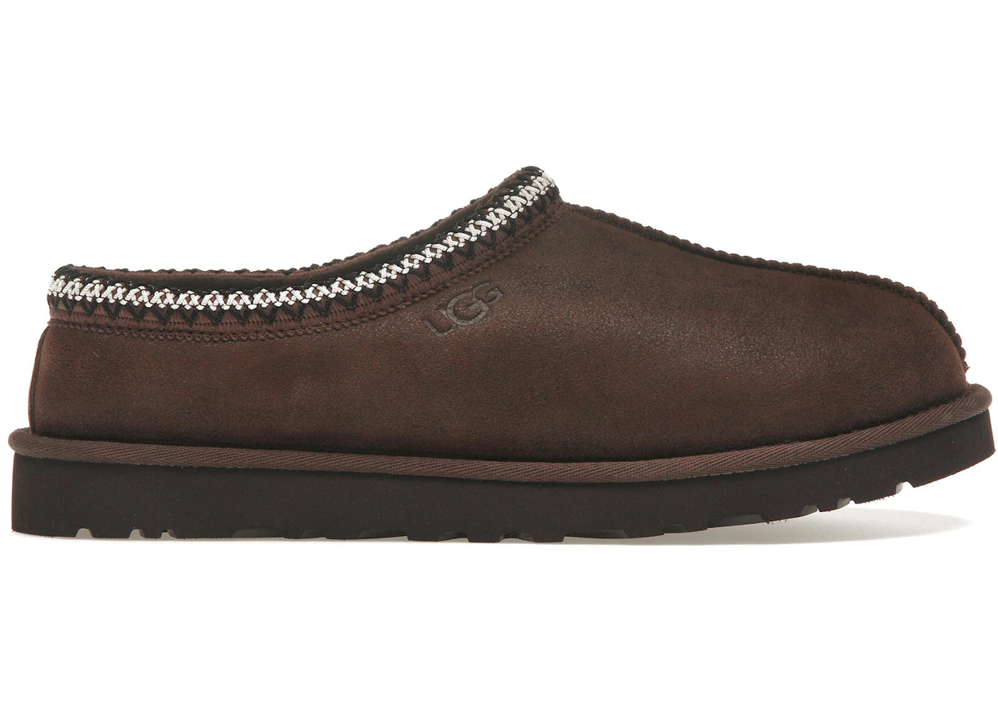 ugg tasman distressed slipper burnt cedar