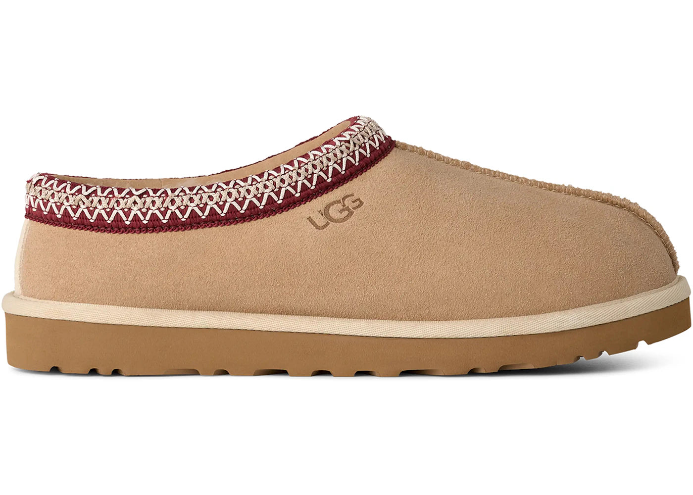 ugg tasman ii slipper driftwood biking red