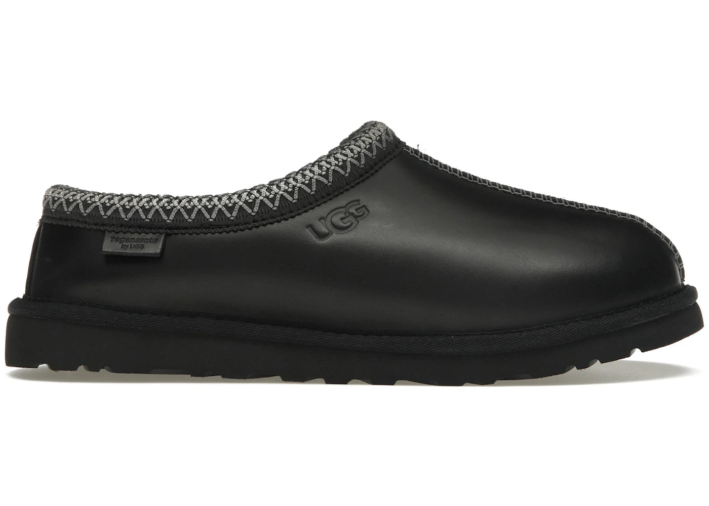 ugg tasman lthr regen slipper black