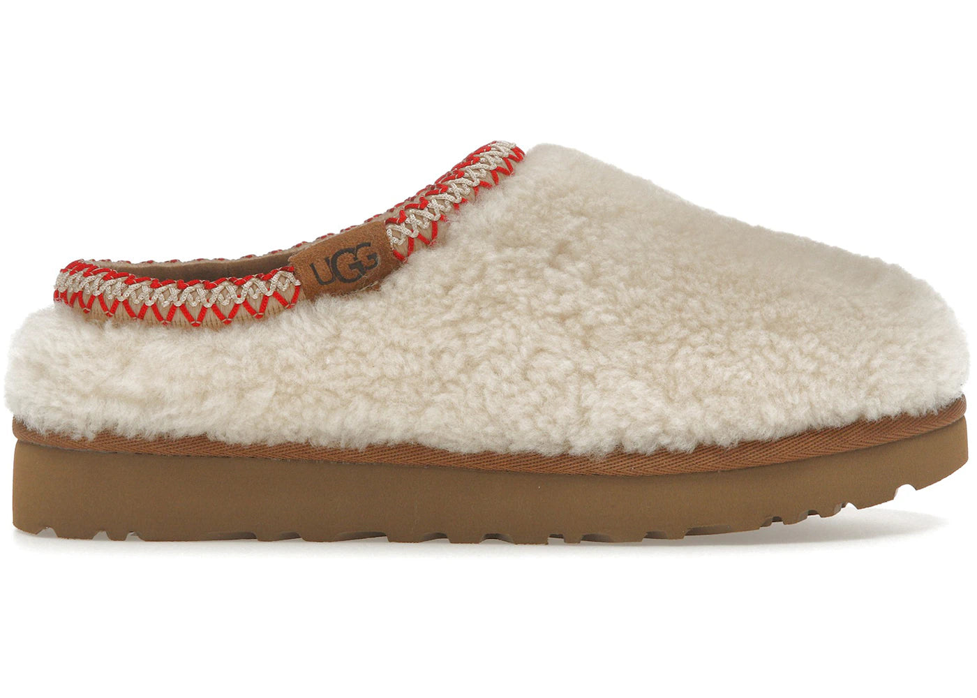 ugg tasman maxi curly slipper natural (women's)