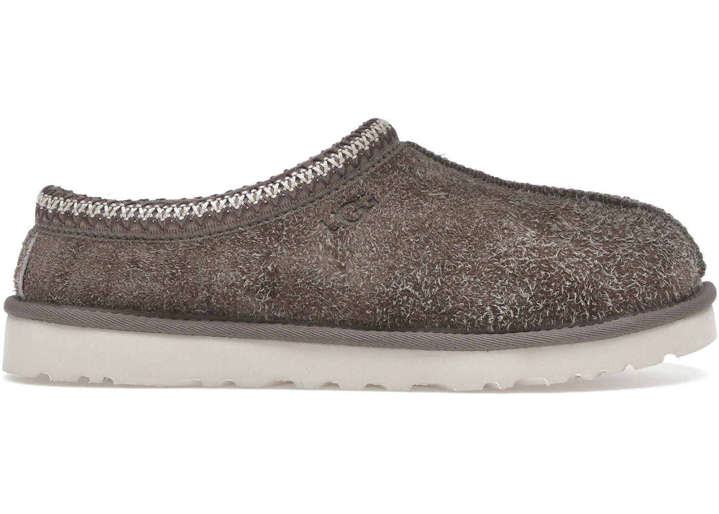 ugg tasman shaggy suede slipper smoke plume