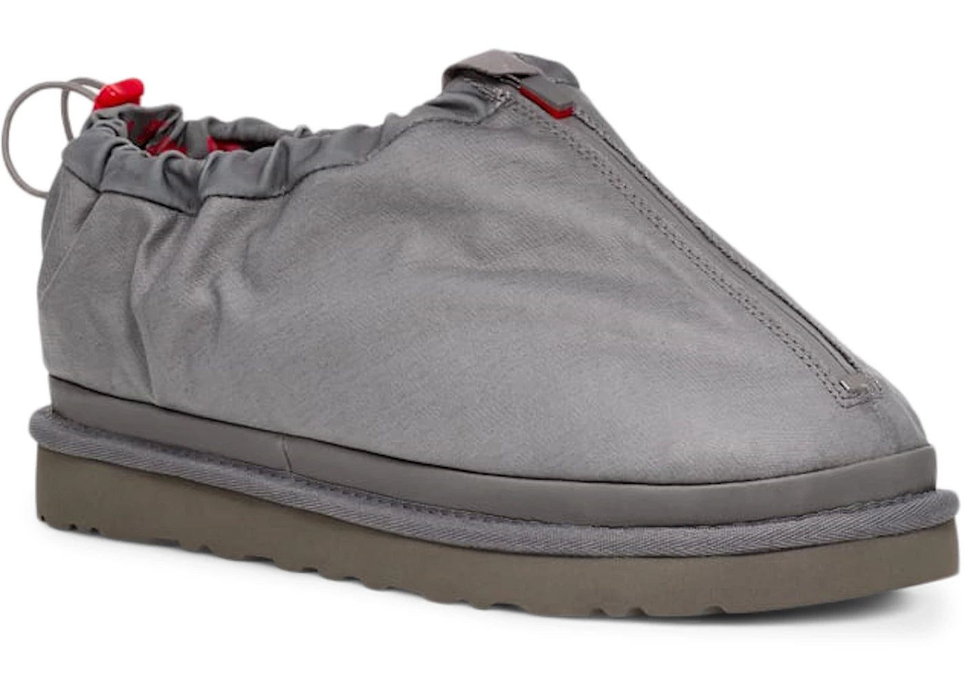 ugg tasman shroud zip slipper dark grey