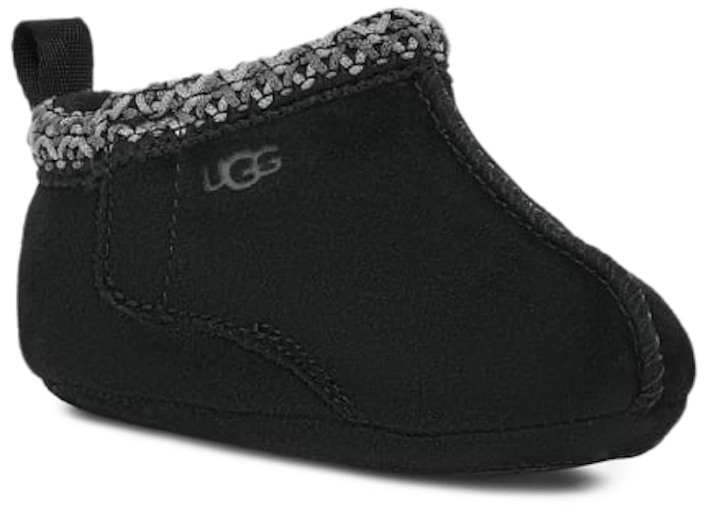 ugg tasman slipper black (infant)