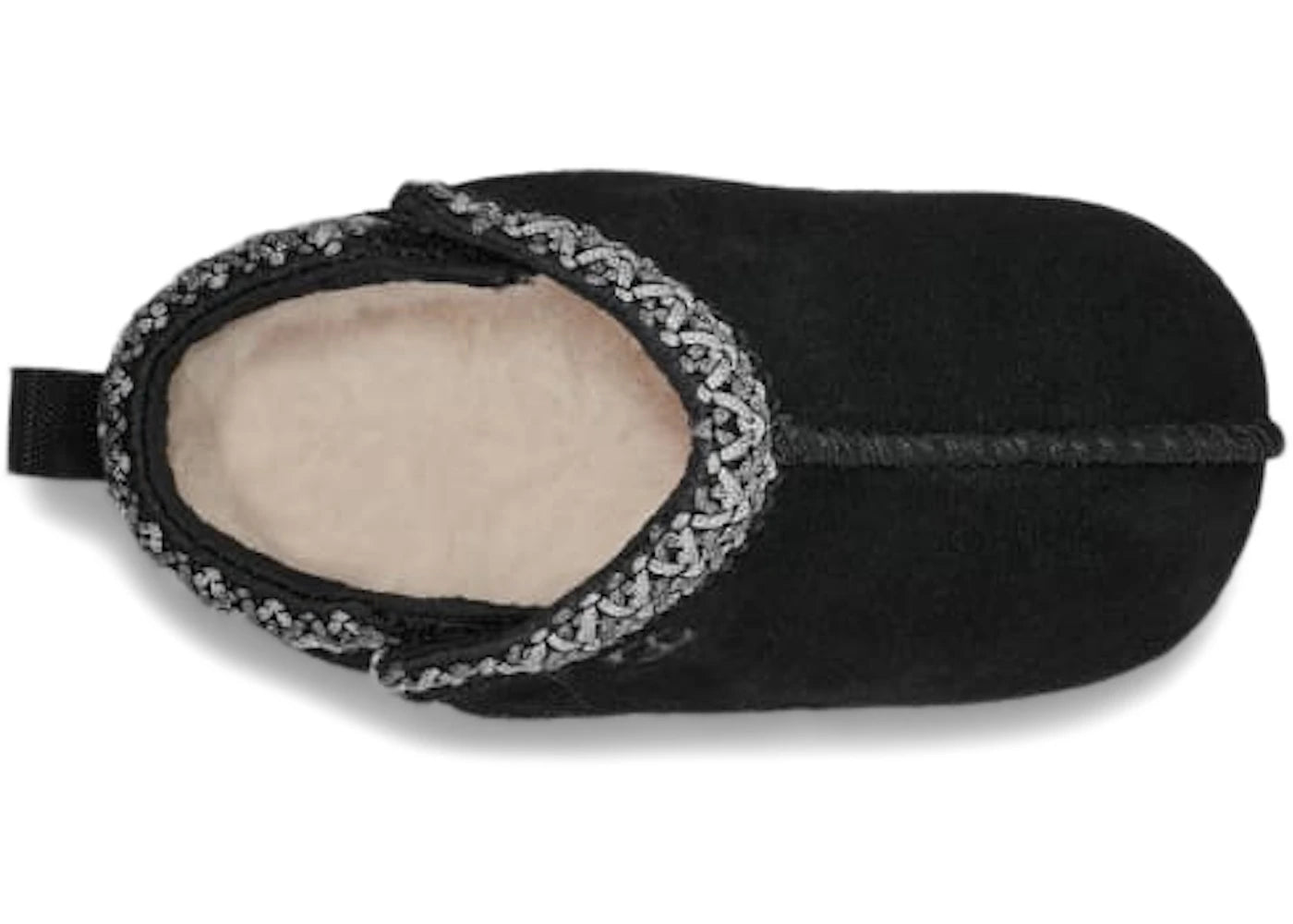 ugg tasman slipper black (infant)