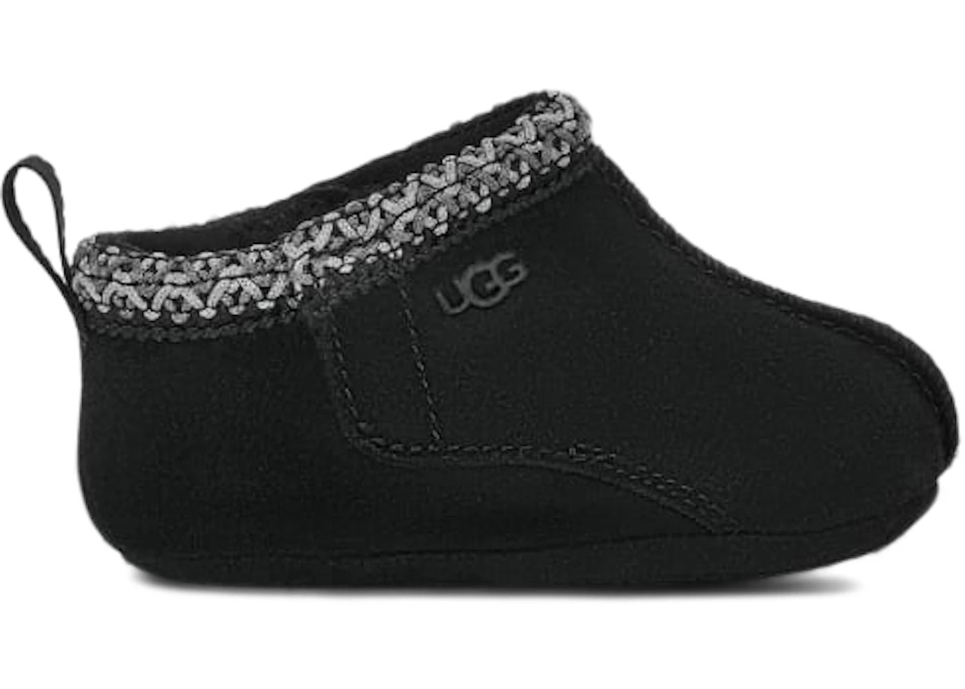ugg tasman slipper black (infant)