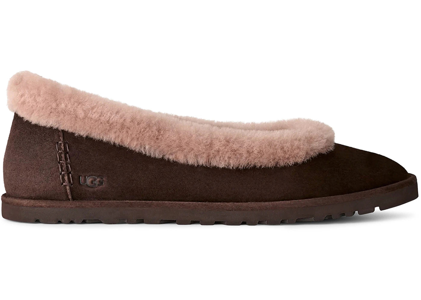 ugg zora ballet flat dusted cocoa (women's)