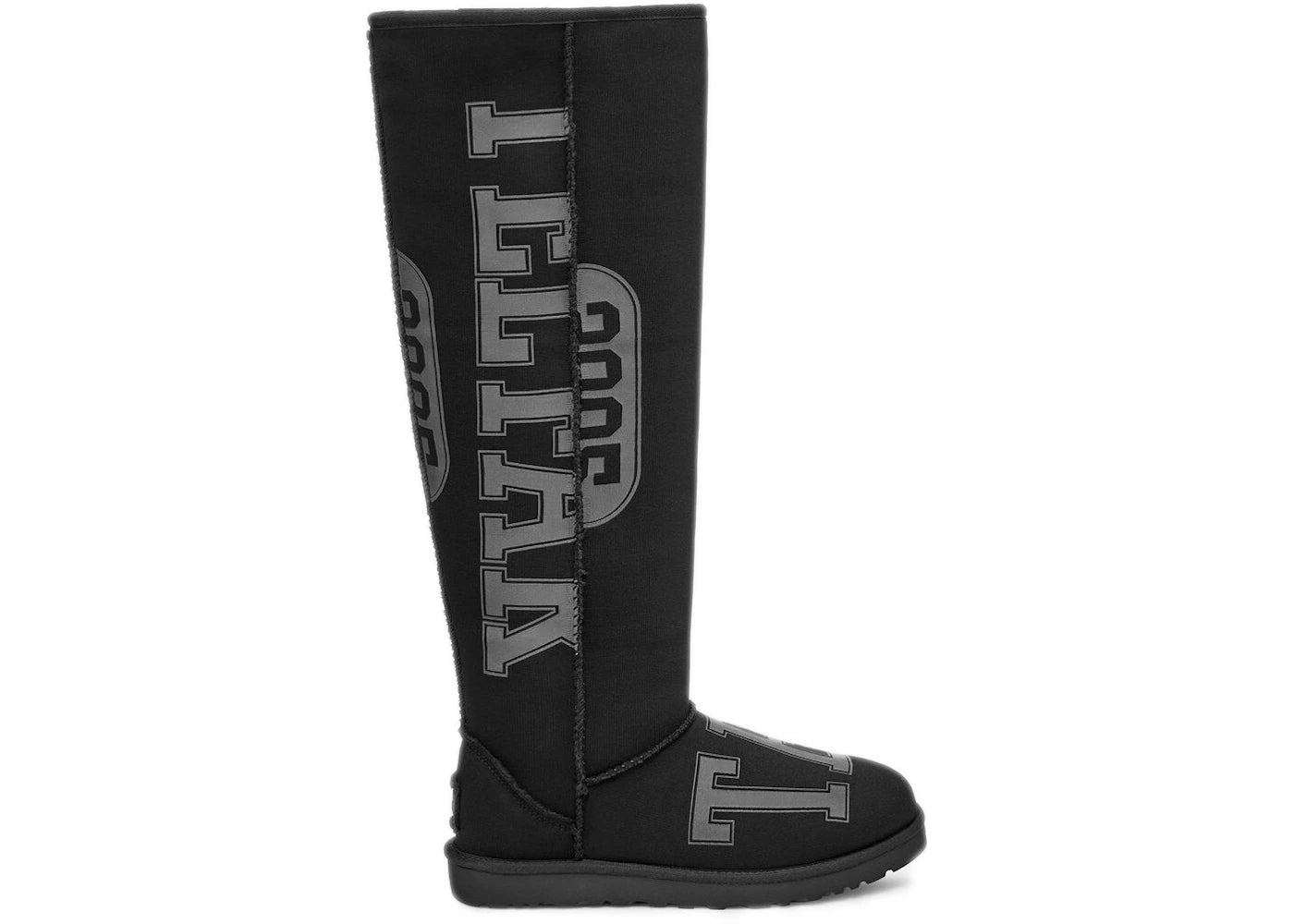 ugg x telfar fleece tall black