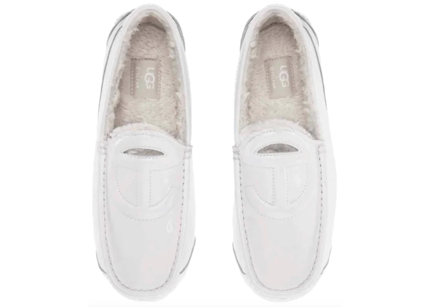 ugg x telfar loafer crinkle white