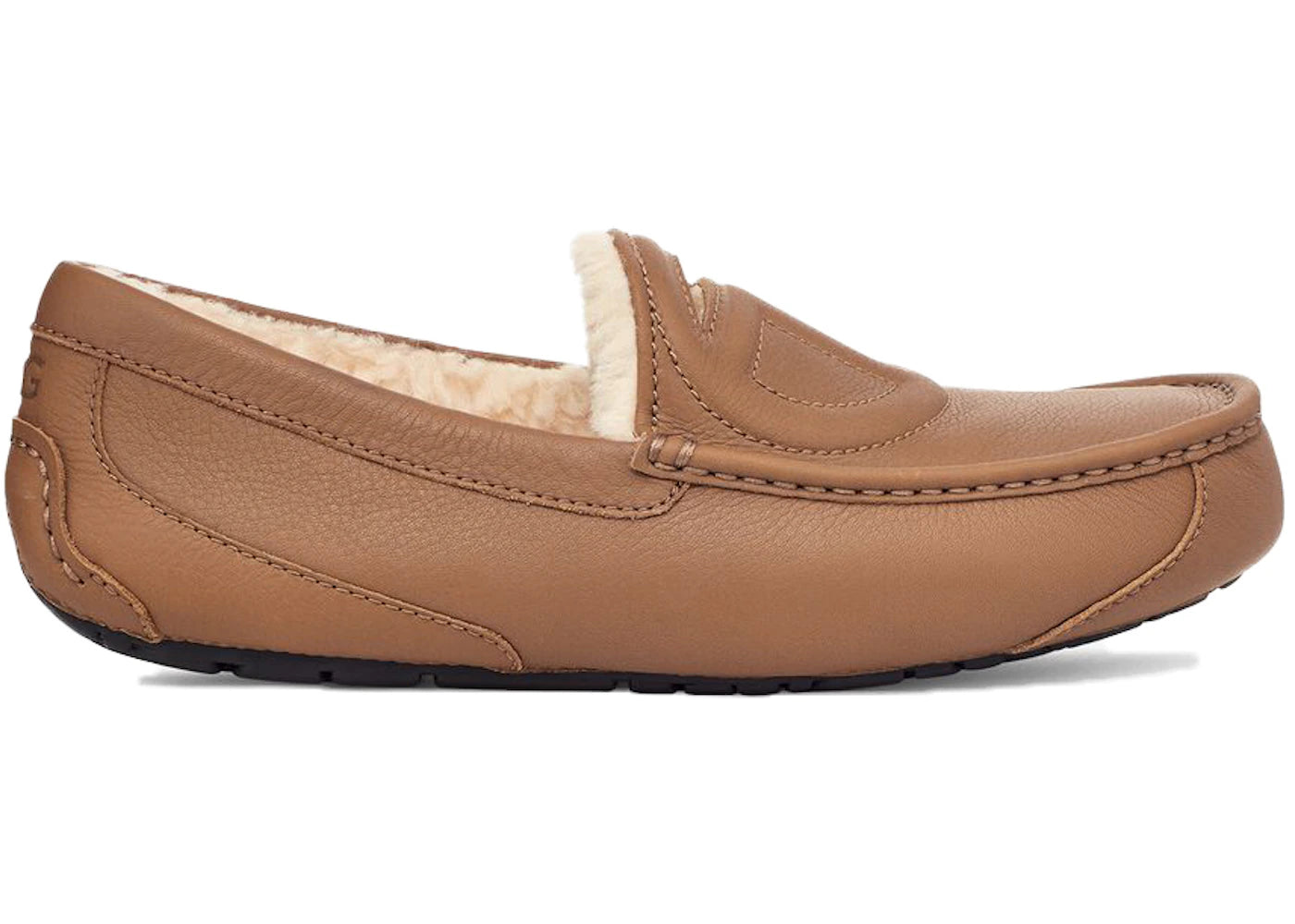 ugg x telfar logo loafer chestnut
