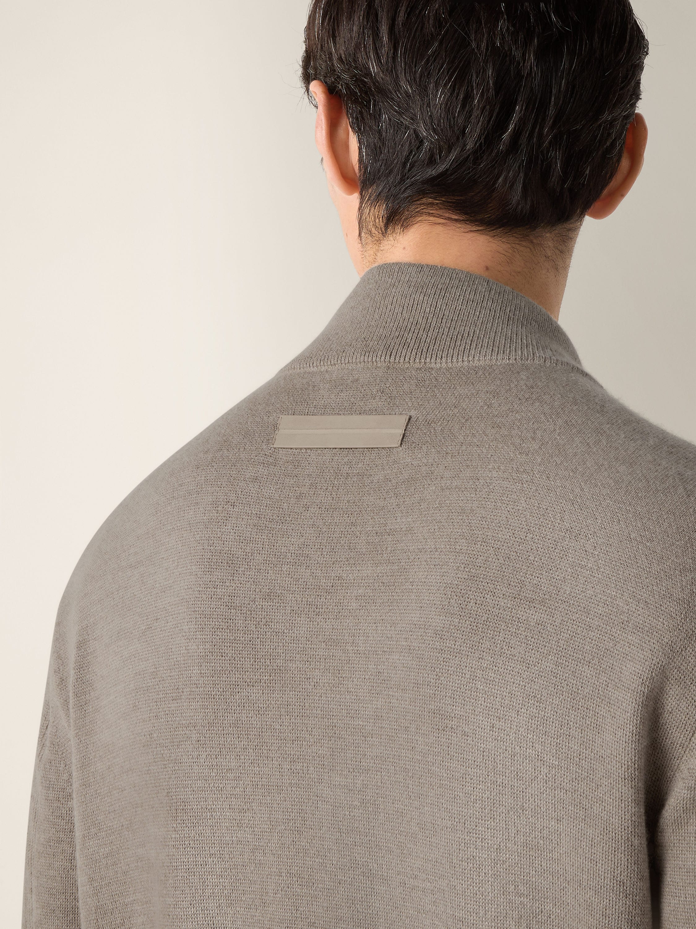 Zegna Light Taupe Mlange Cashmere Blouson