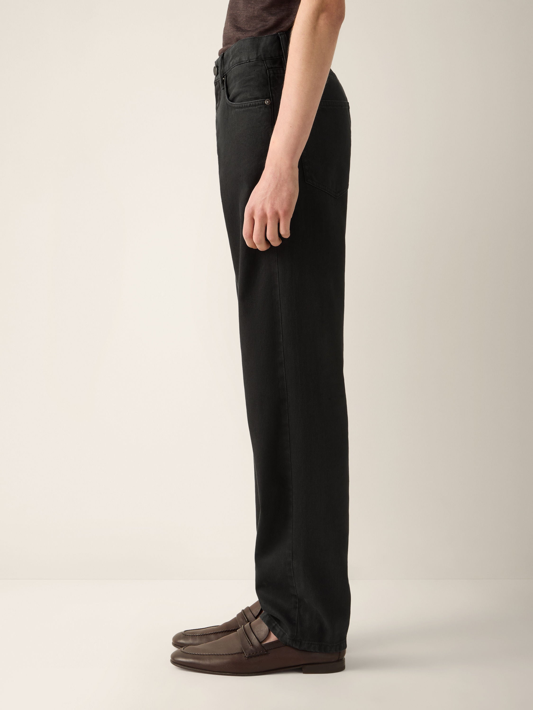 Zegna Navy Blue Stretch Cotton And Linen Roccia Pants