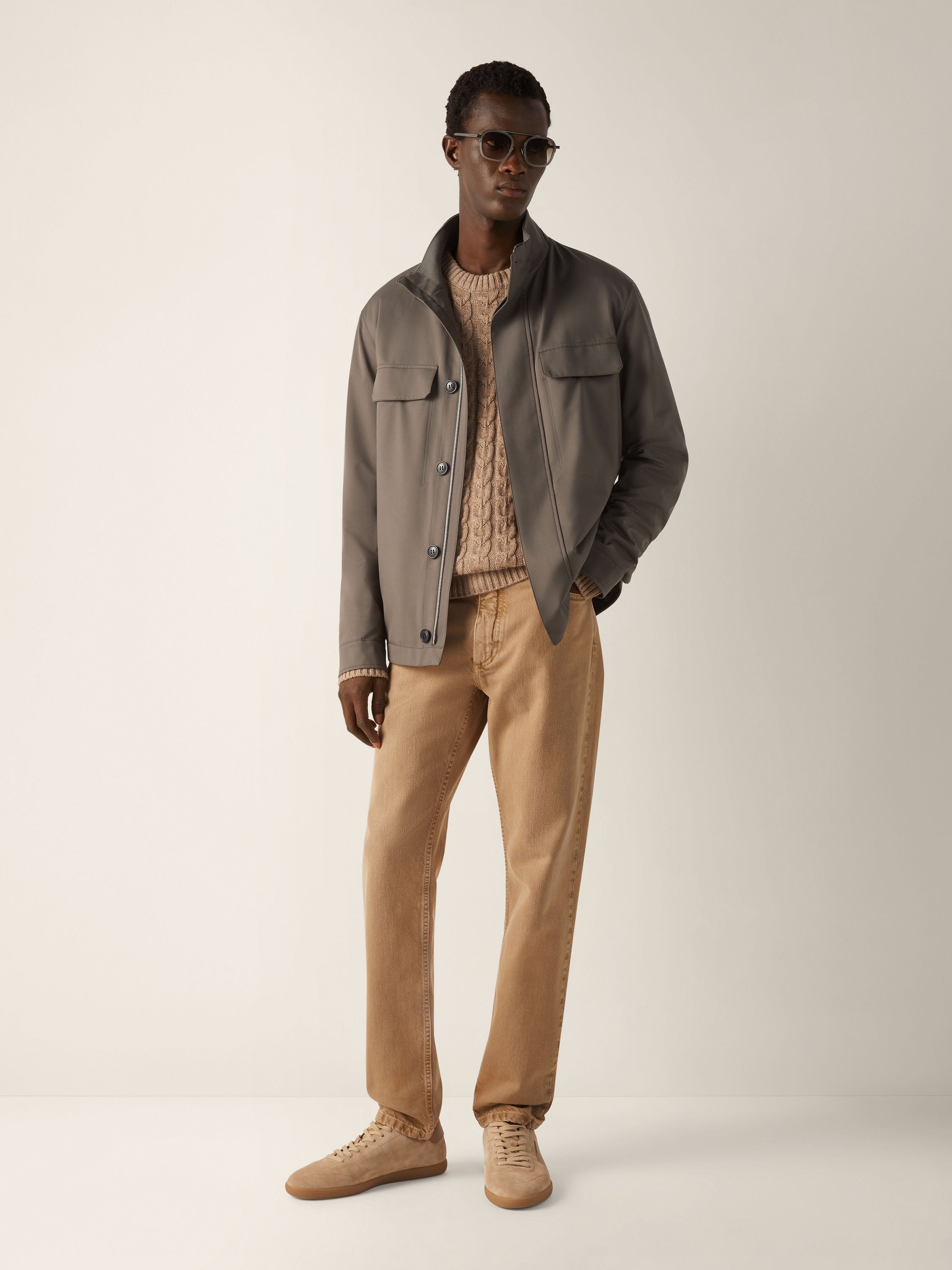 Zegna Microfiber Motorin 125Cc Field Jacket