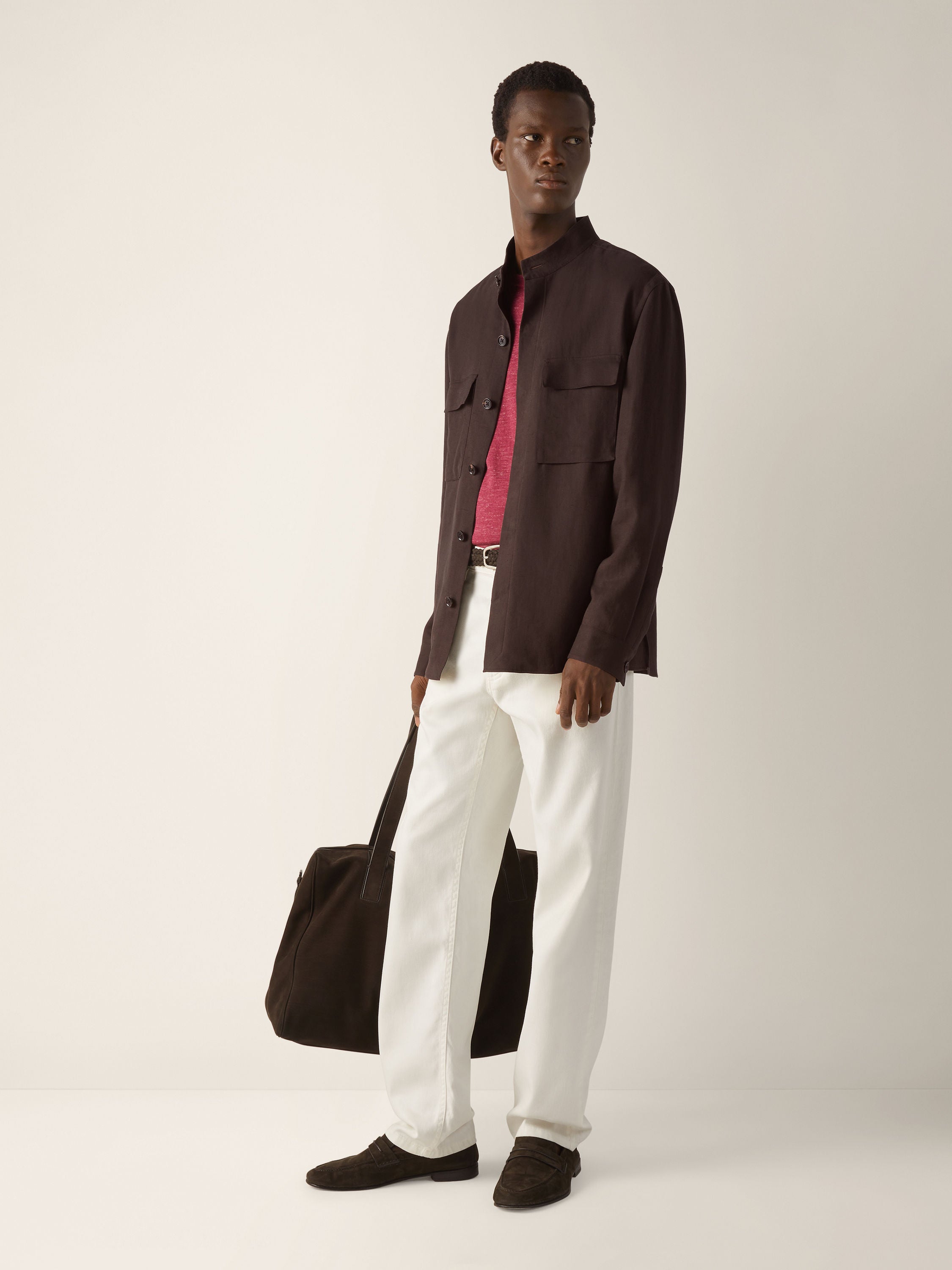 Zegna Oasi Lino Overshirt