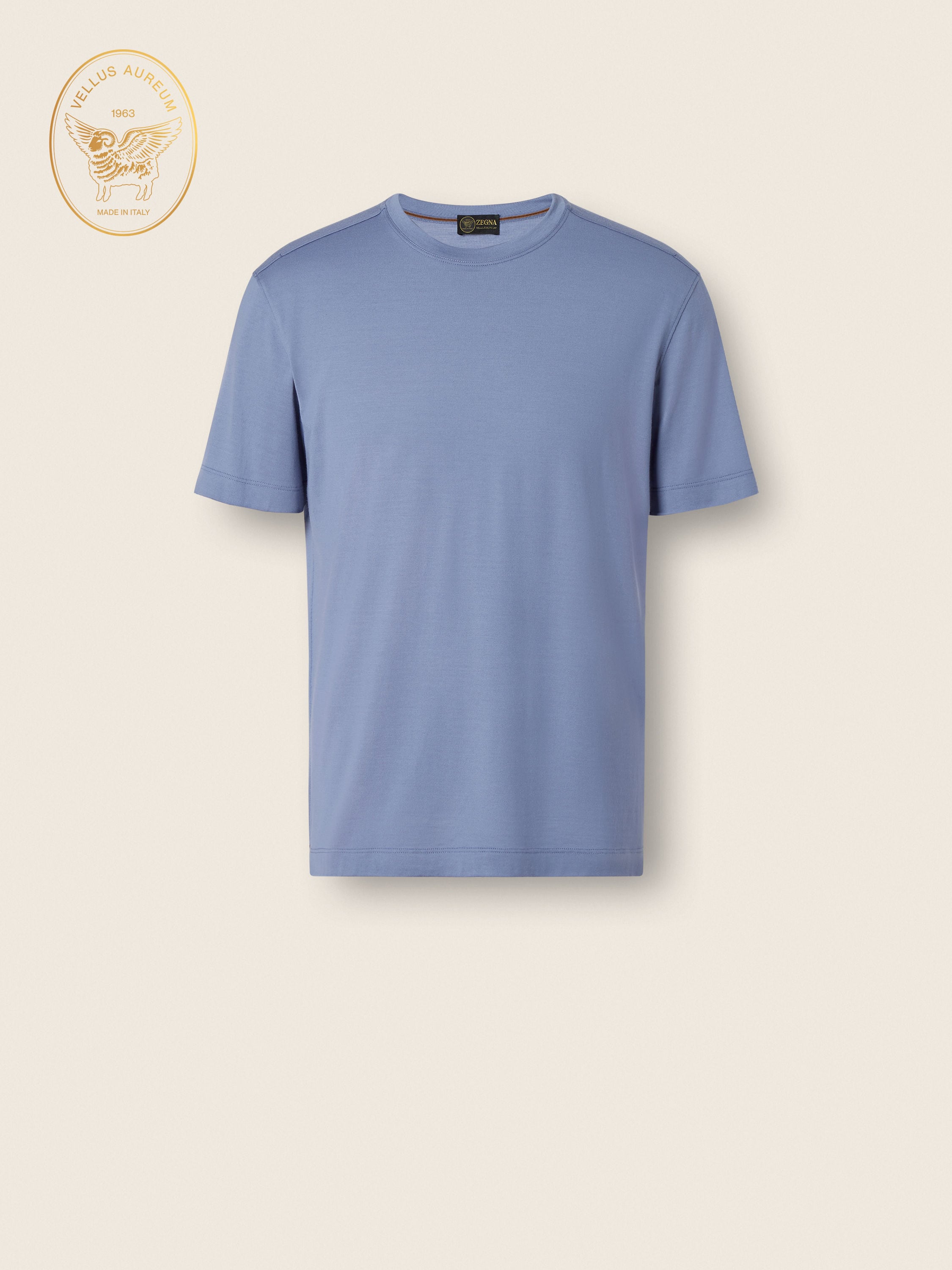 Zegna Lilac Vellus Aureum T-Shirt