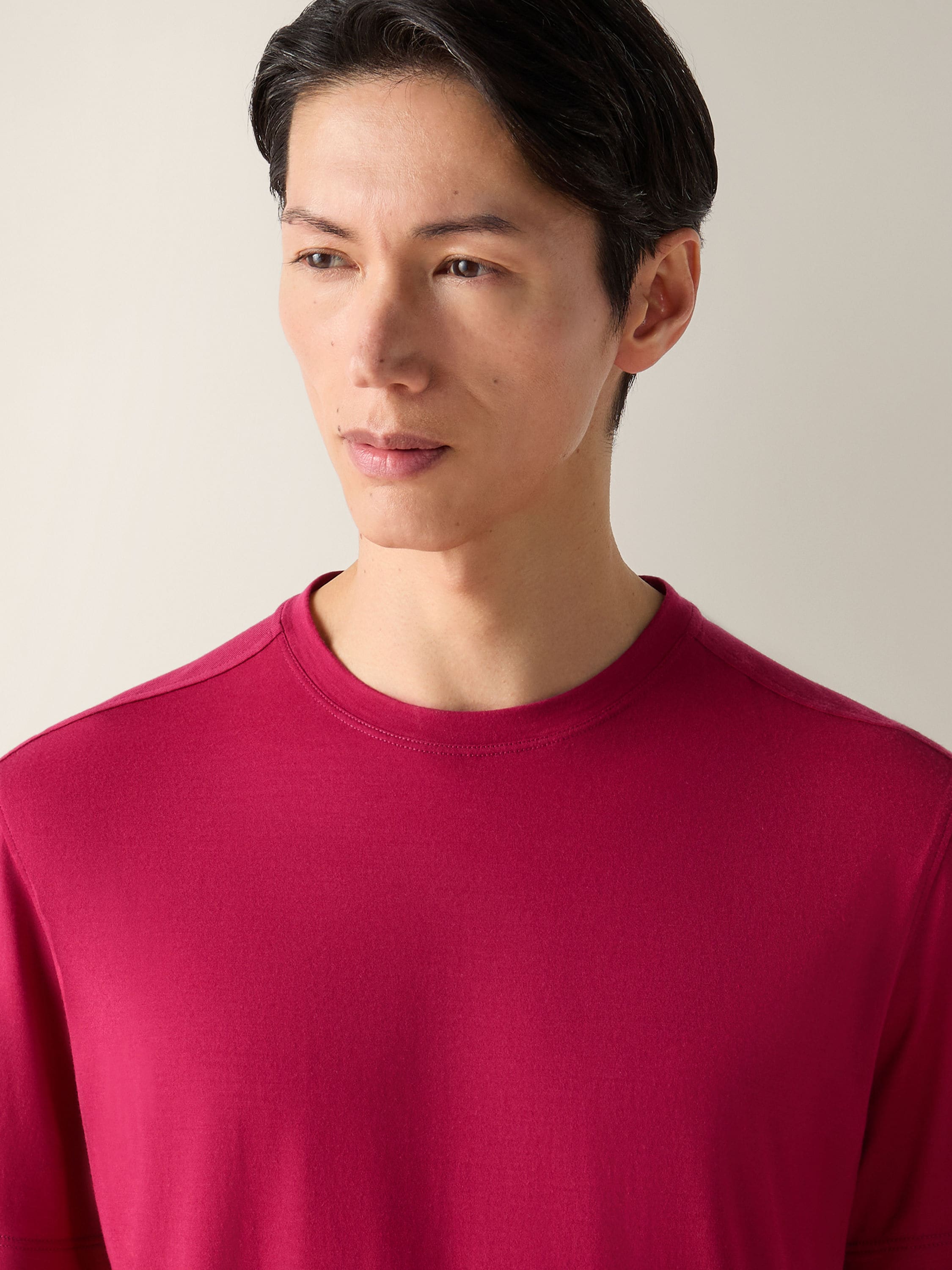 Zegna Dark Pink Vellus Aureum T-Shirt