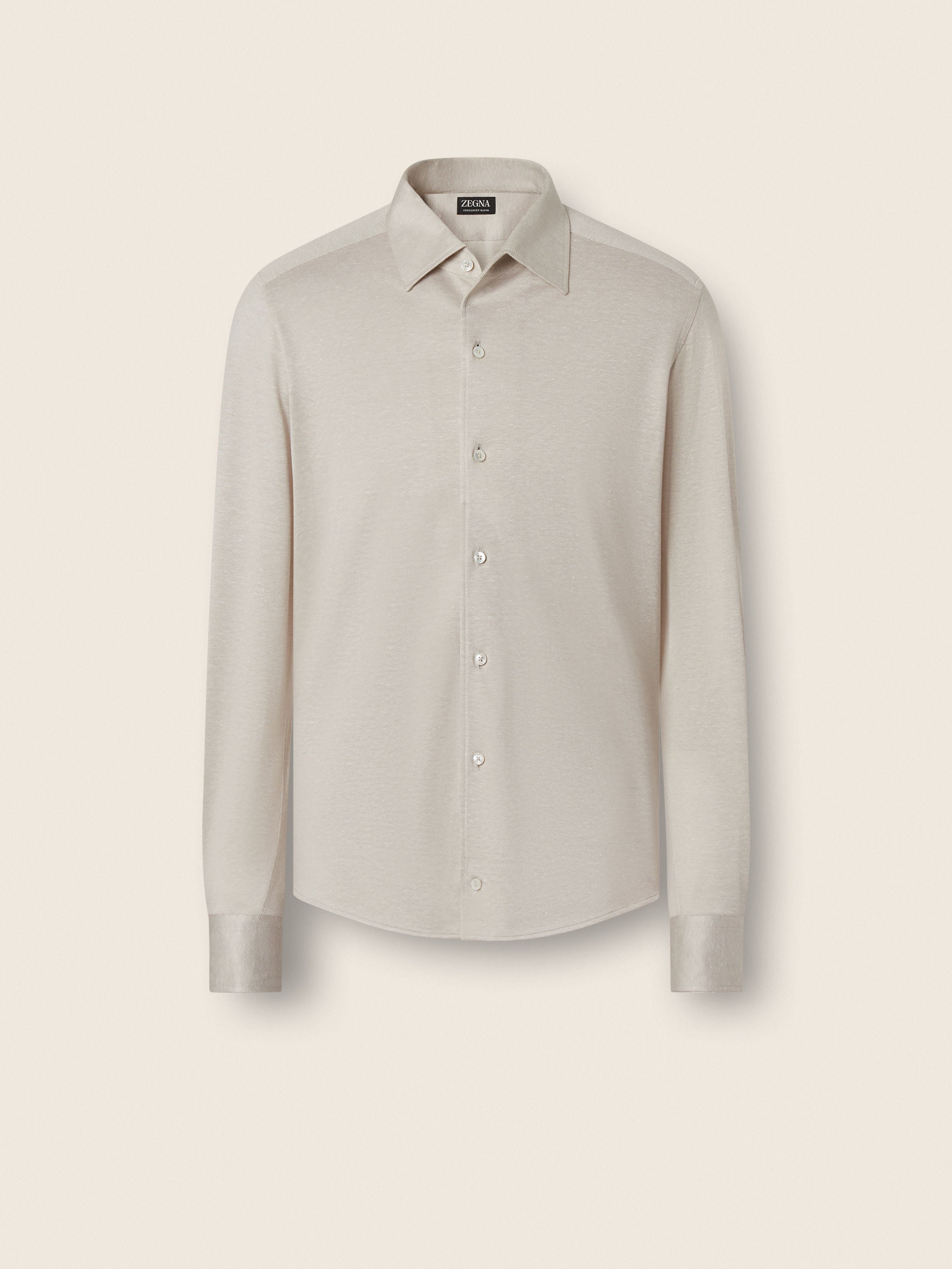 Zegna Silk Linen And Cotton Shirt