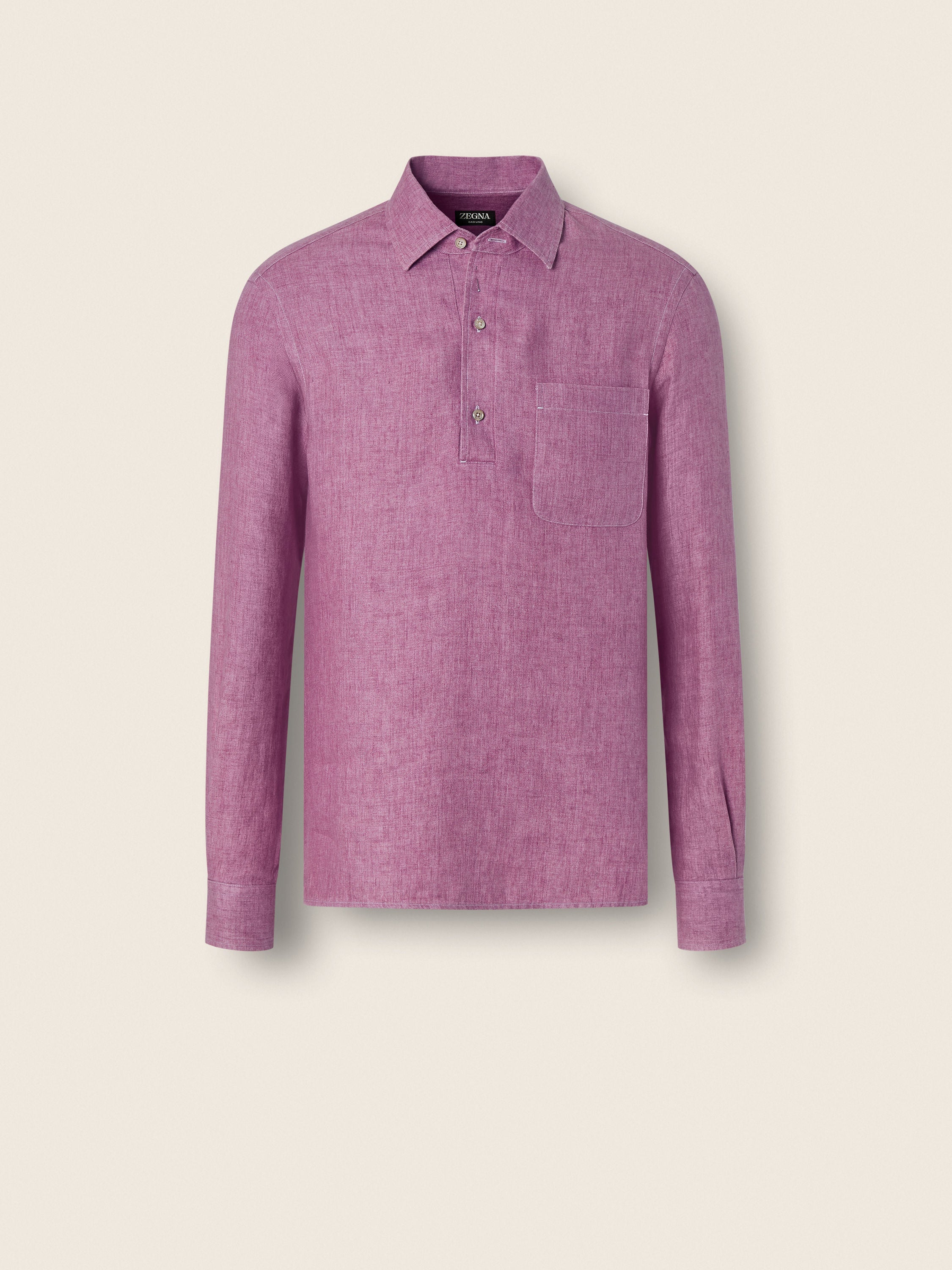 Zegna Oasi Lino Polo Shirt