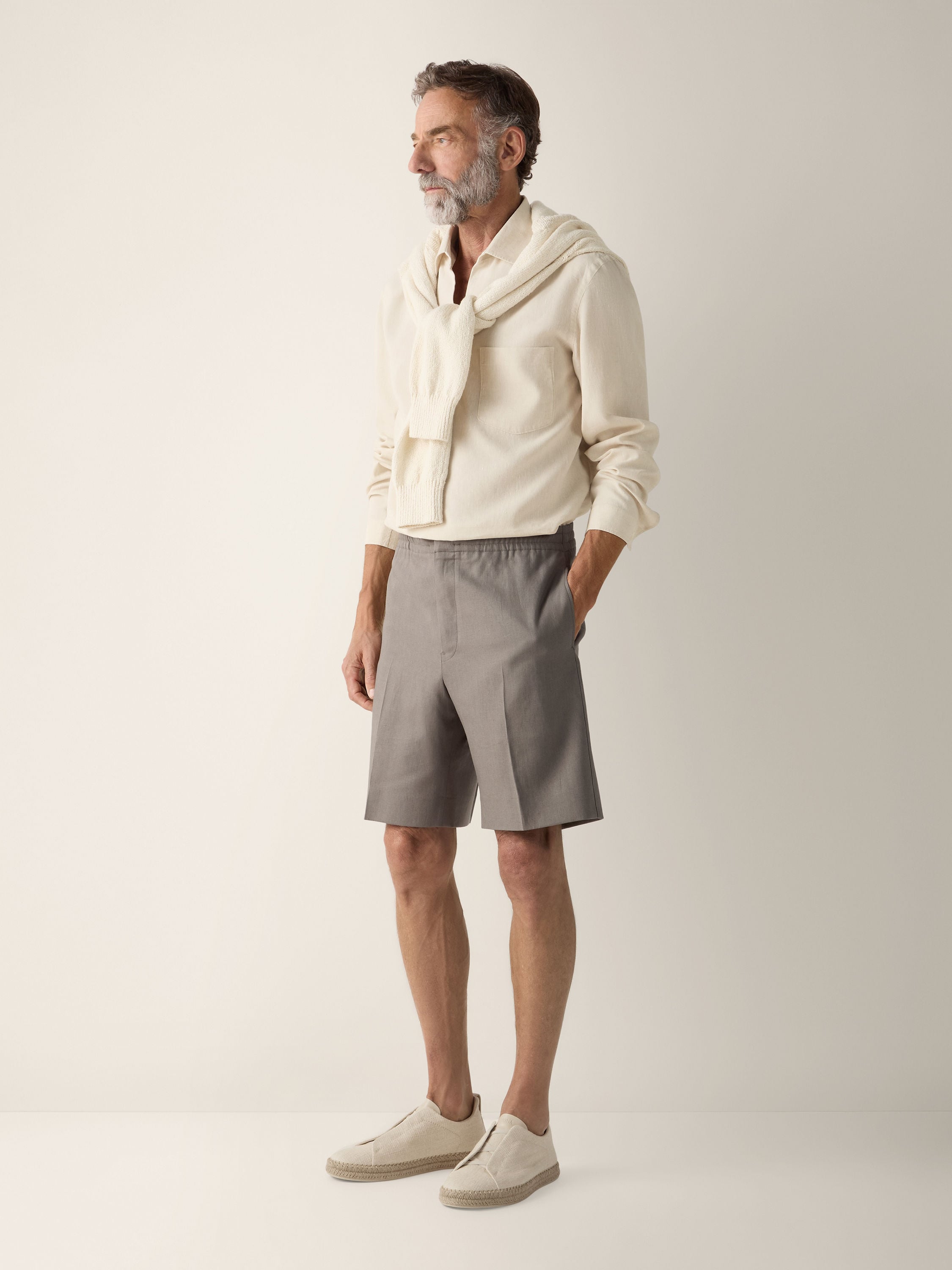 Zegna Oasi Lino Polo Shirt