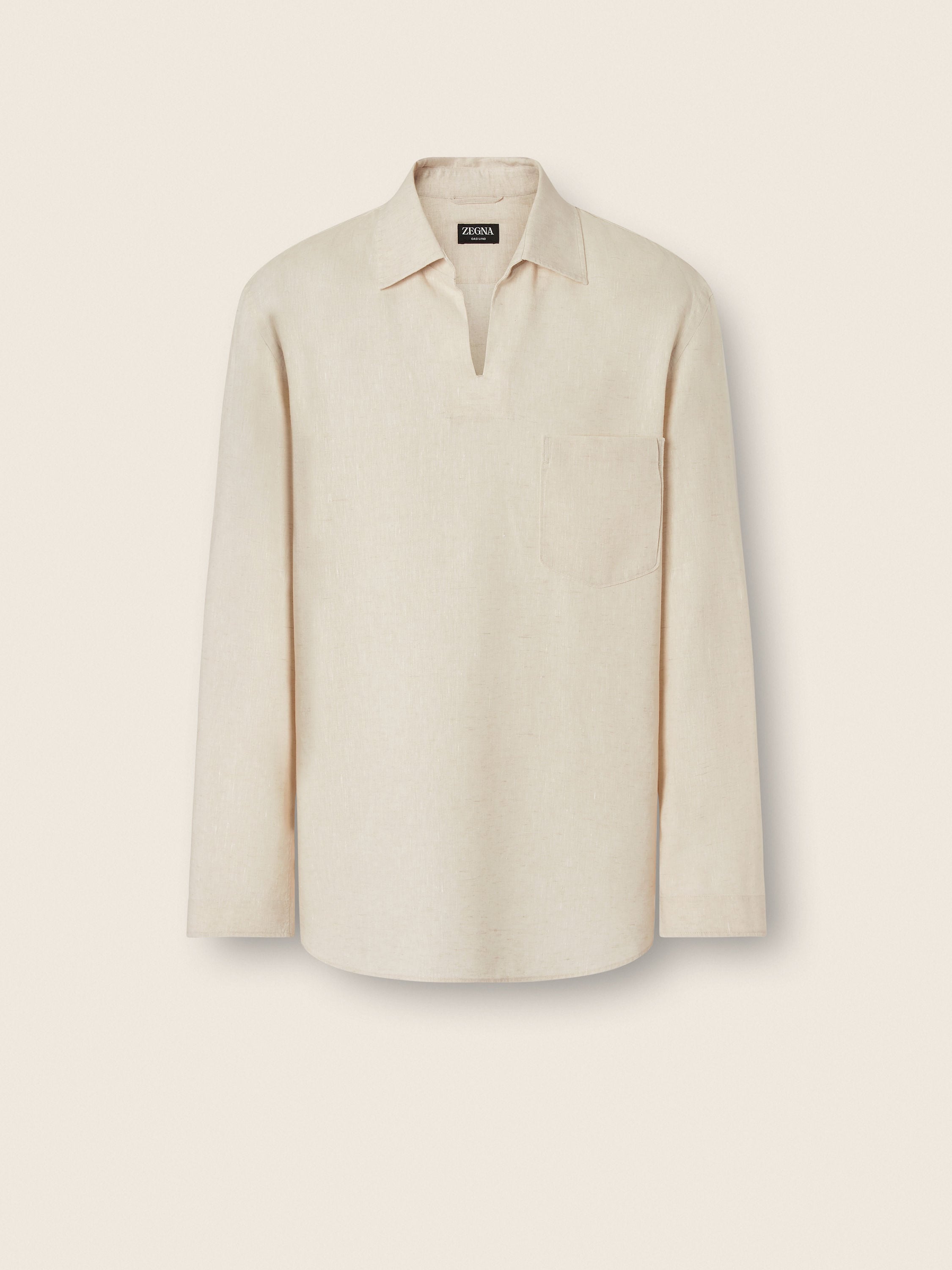 Zegna Oasi Lino Polo Shirt