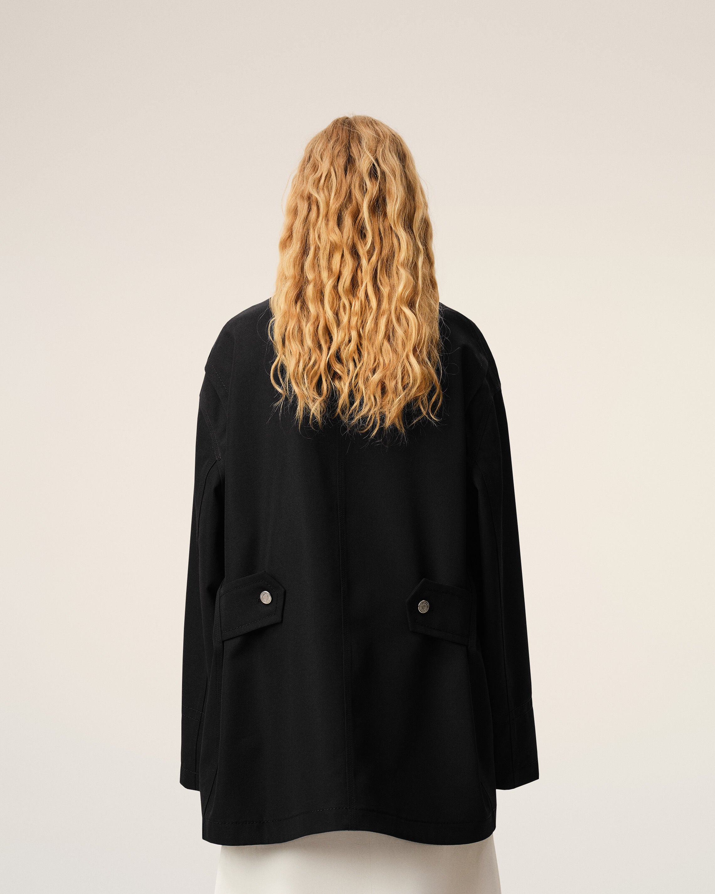 AmiParis Black New Wool Worker Jacket