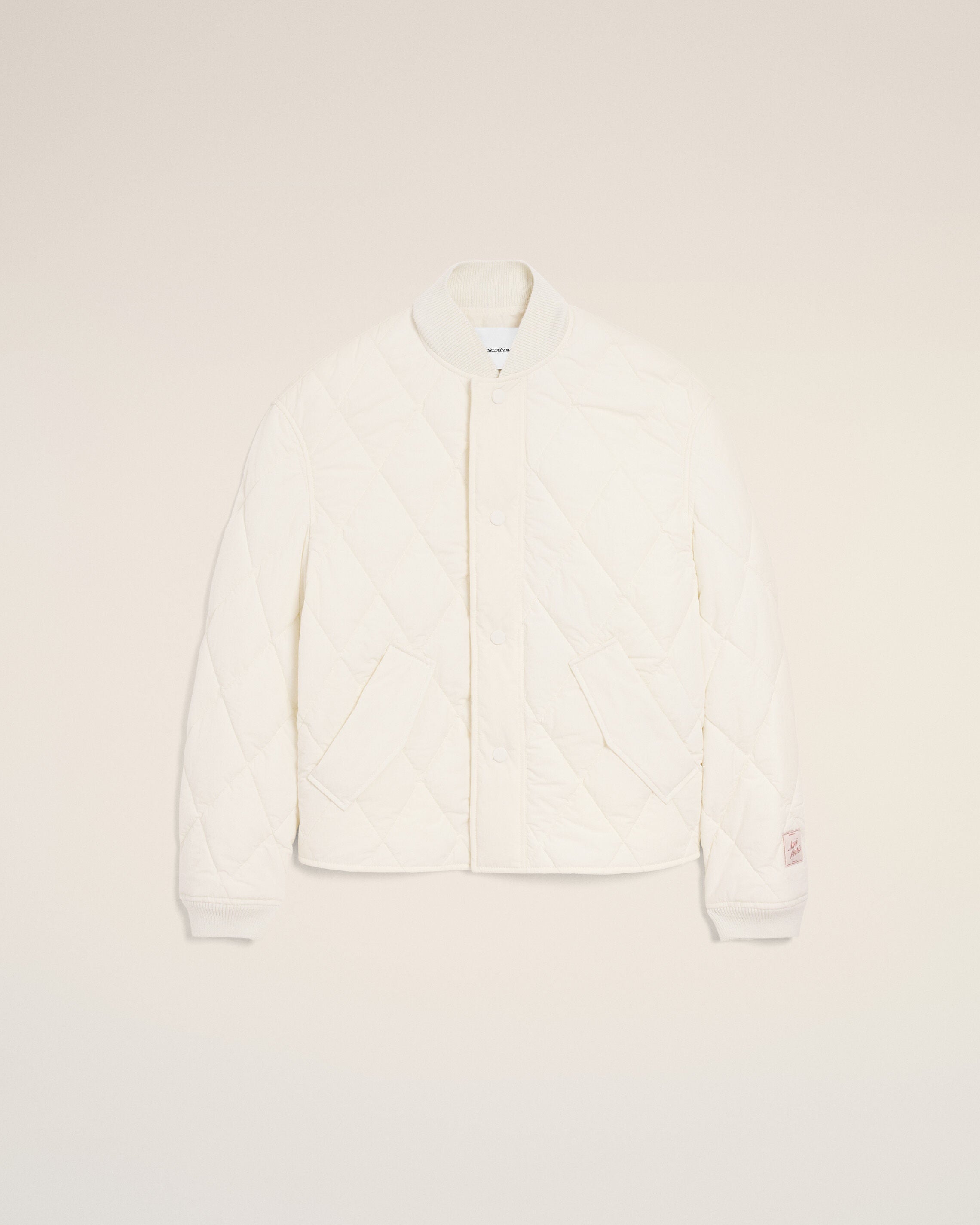 AmiParis White Nylon Padded Jacket